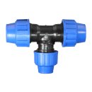 T-Stück Reduzierung für Druckfeste Wasserleitung PE 32 x 25 x 32