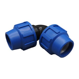 Winkel 45° für Druckfeste Wasserleitung PE 32