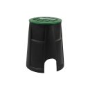 Ventilbox rund, für 1 Ventil, Filter, oder Kugelhahn