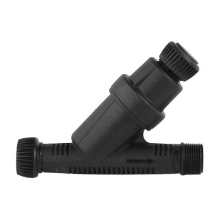 Druckminderer 2,5 bar + Wasserfilter 150 mesh,  26,5 mm (G3/4") Überwurf-Innengewinde x Aussengewinde