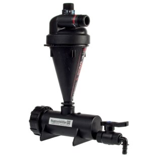Zyklonfilter mit 33,3 mm (G1") Aussengewinde,  2,88 bis 5,76 m³/h, max. 5 bar